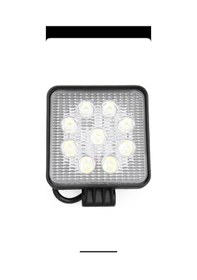 Resim Point 9 Led Kare Projektör Off Road Çalışma Sis Lambası 27W 12-30 