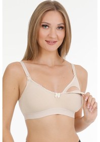 Resim Parlingerie Emzirme Sütyeni Dantelli Kapsız Ten 