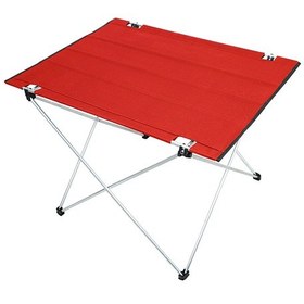 Resim Panipal Katlanabilir, Kamp ve Piknik Masası, Omuz Askılı Taşıma Çantasıyla - Kırmızı 