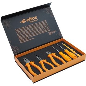 Resim Premium Set Pense, Yankeski, Kargaburun, Kontrol Kalemi, 5x125 Yıldız Ve Düz Tornavida 