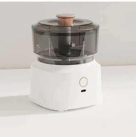 Resim Mini Kıyma Makinesi Elektrikli Sarımsak Ezici Çok Fonksiyonlu 