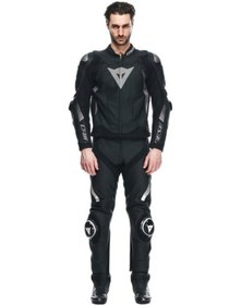 Resim Dainese Super Speed 4 Black Matt Charcoal Gray Deri Mont 