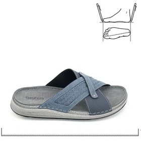 Resim Gezer Yazlık Erkek Tasarım Rahat Taban Günlük Terlik Gt1yme.15657.01.013.k31 Lacivert 