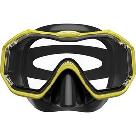 Resim Dalış Maskesi Üç Camlı Panoramik Geniş Görüş Açılı Yüksek Çok Renkli 