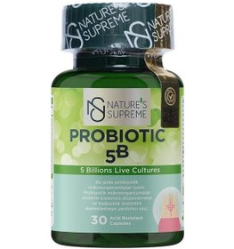 Resim Natures Supreme Probiotic 5B 30 Kapsül Aromasız 