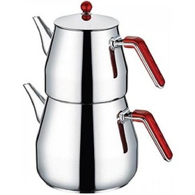 Resim Kahramanlar KAH 1024 Prizma Mini Boy Çelik Çaydanlık Gri 