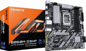 Resim B860M D3HP DDR5 9066MHz (OC) M.2 1851p mATX Anakart 