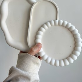 Resim 3 adet Silikon Tepsi Kalıbı - Plaster Dökümü için Kolay Kullanımlı DIY Silikon Kalıplar - Yaratıcı Ev Dekorasyonu El Sanatları için Mükemmel 