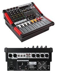 Resim Midex Maxword RPS-4C-800 Amfili Power 2x400W 2x99 DSP Efektli Mixer 