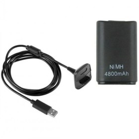 Resim Cafele KNT-01 4800mAh Xbox 360 Joystick Kol Batarya Şarj Kablosu 