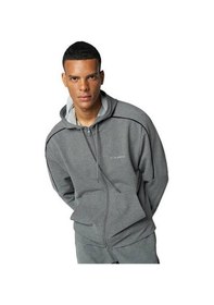 Resim Hummel Erkek Eşofman Üst Mese Zıp Jacket 922104 Antrasit Melanj 