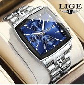 Resim Fochsia Lıge Erkek Kol Saati Gümüş Mavi Analog Spifor Günlük Kullanım Hediye Kutusu Diğer 