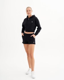 Resim Qlu Infinity Collection Kadın Şort - Siyah - Siyah / XL 