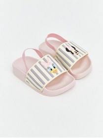 Resim LC Waikiki LCW STEPS Pembe Minnie Mouse Baskılı Kız Çocuk Terlik 