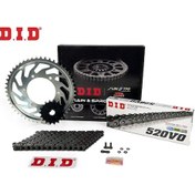 Resim Did-sunstar 2012-2013 Honda Nc 700 S Uyumlu Zincir Dişli Set Oring Zincir Çelik Renk 