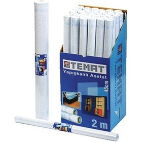 Resim Yapışkanlı Asetat Şeffaf 45x2metre - 3 Adet 