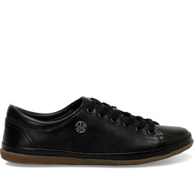 Resim U.S. Polo Assn. Jojo Siyah Deri Kadın Sneaker 