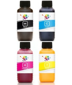Resim QC Epson EcoTank Pro ET 5850 Uyumlu Süblimasyon Mürekkep Seti 100ml 4 Renk 