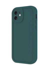 Resim Apple, Uyumlu iPhone 11 Kılıf Viera Silikon - Koyu Yeşil 