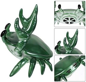 Resim ibasenice Yengeç figürü hoparlör telefon tutucu kablosuz ses kutusu hoparlör kutusu telefon rafı standı masa üstü takı tutucu ev dekorasyonu için yeşil 