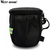 Resim Ebitda Çok Renkli Reflektörlü Gidon Bisiklet Çantası, Çift Fermuar, Geniş Kapasite, Kolay Kurulum Çok Renkli 