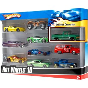 Resim Hot Wheels 10'Lu Arabalar 