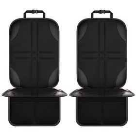 Resim 2pcs Çocuk Otomobil Koltuğu Koruyucusu Kaymaz Taban Malzemesi + Su Geçirmez 600d Kumaş Kırmızı Çizgi , Boyut:kırmızı Çizgi 