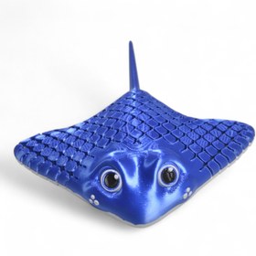 Resim Manta Ray Vatoz - Buz Mavi 