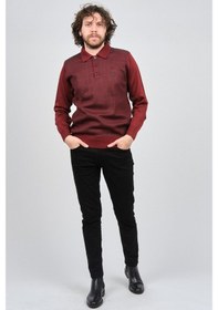 Resim Pelikan Erkek Polo Yaka Kazak 1577424 Vişne Vişne Bordo 