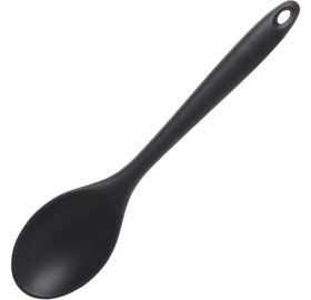 Resim 5 Parça Tamamı Silikon Yanmaz Yapışmaz Silikon Mutfak Seti Siyah 