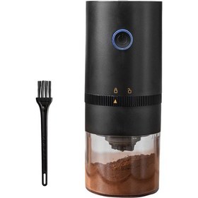 Resim Shuai Yan USB Şarj Edilebilir Kahve Öğütücü - Siyah (Yurt Dışından) 