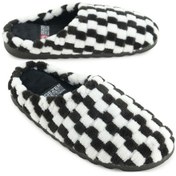 Resim Gezer Kadın Kışlık Ev Bahçe Gondol Terlik Siyah 