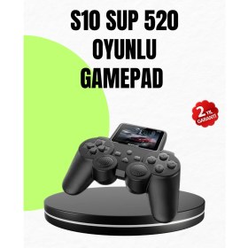 Resim Zero Land Xmpdby Orijinal 2025 S10 Gamepad 520 Oyunlu HDMI Tv Bağlantılı A Kalite Atari 