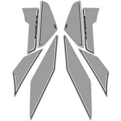 Resim GP Kompozit Honda Forza 250 2018-2025 Uyumlu Yan Alt Ayak Pad Nardo Gri 