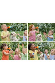 Resim HANK TİCARET Köpük Oyuncağı – Baloncuk Üflemeli Köpük Flüt – Çocuklar İçin Eğlenceli Kırmızı Renk 