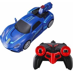 Resim Transforming Robot Racer Uzaktan Kumandalı Sesli Ve Işıklı Robotl Çok Renkli 