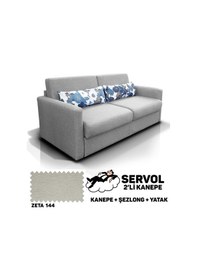 Resim Servol Şezlonlu Yataklı Kanepe - Zeta 144 