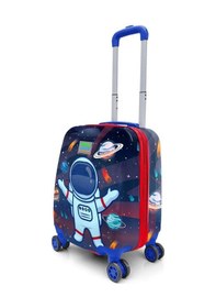 Resim Coral High Kids Saks Mavi Astronot Desenli Çocuk Valizi 16743 