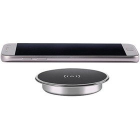 Resim Reedark Gömme Metal Kablosuz Şarj Masası - Hızlı Telefon Şarj Ve Gizli Masaüstü Tasarımı 