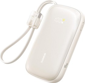 Resim Baseus EnerFill FC21 QPow3 Ultra Dijital Göstergeli Powerbank 20.000 mAh 45W - Titanyum (Ayrılabilir kablo ile) 