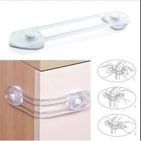 Resim Bebek Çekmece Dolap Güvenlik Kilidi - Çok Amaçlı Kilit 17 cm 