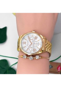Resim Lee Cooper Lc07811.130 Gold Renk Çelik Kordon&kasa Kadın Kol Saati 3atm Su Geçirmezlik Zmlc023 Çok Renkli 