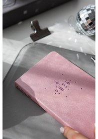 Resim 2026 Haftalık Cep Ajandası 12 Aylık - Pembe Pembe 