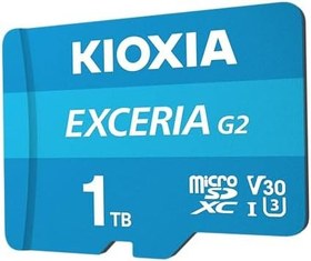 Resim KIOXIA EXCERIA G2 1TB microSDXC - UHS-I, V30, 100MB/s Okuma, 50MB/s Yazma 
