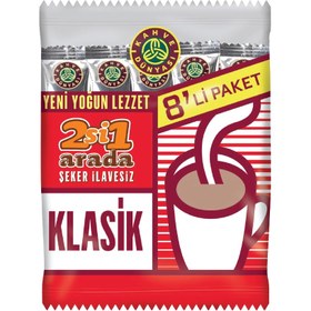 Resim Kahve Dünyası 2'si 1 Arada Toz Kahve 8'li 