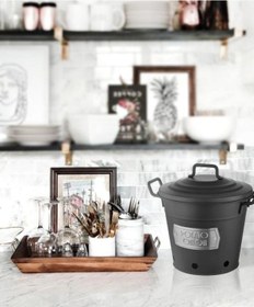 Resim The Mia Patates Soğan Kovası - Siyah 