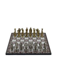 Resim Gifthome Metal Satranç Takımı-seti büyük ingiliz parlak Taş Ve Se 