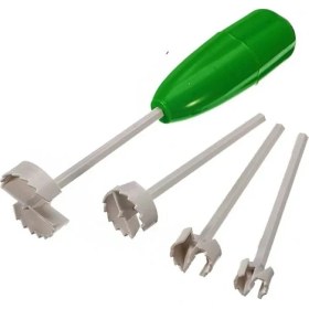 Resim Ozcmax 4 Başlıklı Oyma Seti Sebze Patlıcan Patates Kabak Oyacağı 