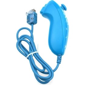 Resim Papajack Açık Mavi Nunchuck-2in1 Nunchuck, Nintendo Wii Oyun Uzaktan Kumanda Joystick Için Motion Plus Ile (Yurt Dışından) 
