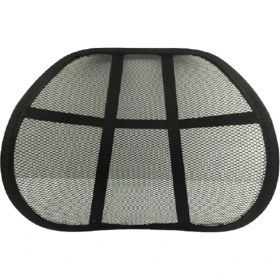 Resim Carub Siyah Fileli Bel Desteği Sırtlık 